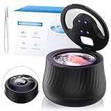 KINTLE Ultrasonic Retainer Cleaner Machine- 45kHz Denture Cleaner, 200ML Dental Cleaning Pod for Aligners, Mouth Night Guards, Toothbrush Heads & Jewelry, 4 Cleaning Modes, Digital Timer, Black