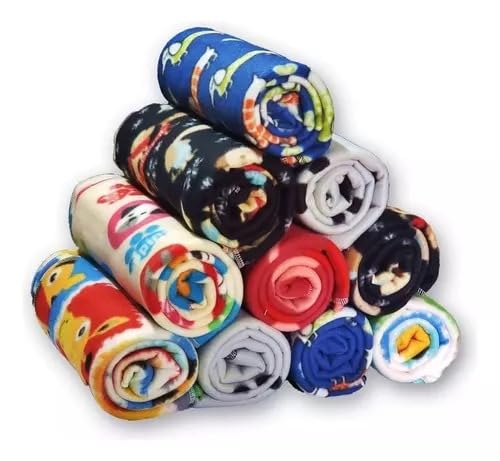 Kit Com 5 Mantas Cobertor Para Cães E Gatos Pet - 75x60