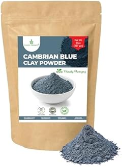 Cosmic Element Cambrian Blue Clay Powder | Exfoliating & Detoxifying Mask for Face, Hair, and Body | Pure & Natural Clay Mask Powder For All Skin Types & Unisex | 8oz