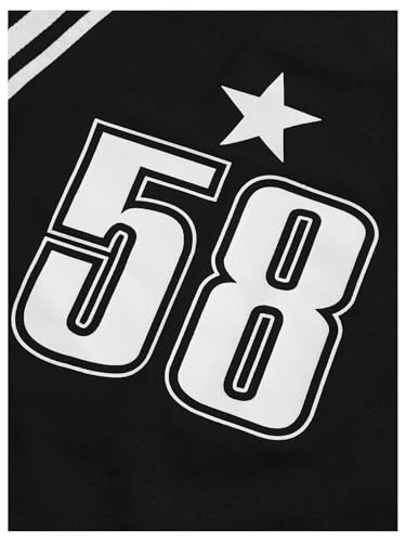 Image of SOLY HUX Girl's Number Graphic Jersey Crop Top Short Sleeve T-Shirts Tight Fitted Graphic Tees