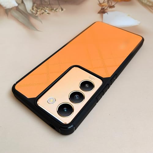 Image of AIBEX Crystal Clear Back Cover with Vivo T3 5G / Vivo Y200E 5G Back Cover Case | 360 Degree Protection | Shock Proof Design | Transparent Back Cover (PC & TPU, Black Bumper)