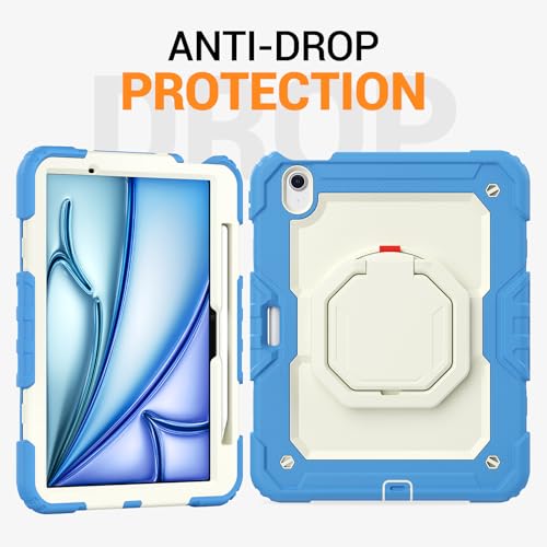 Coque iPad Air 11 cassé évitée grâce au TPU robuste antichoc avec protège-écran
