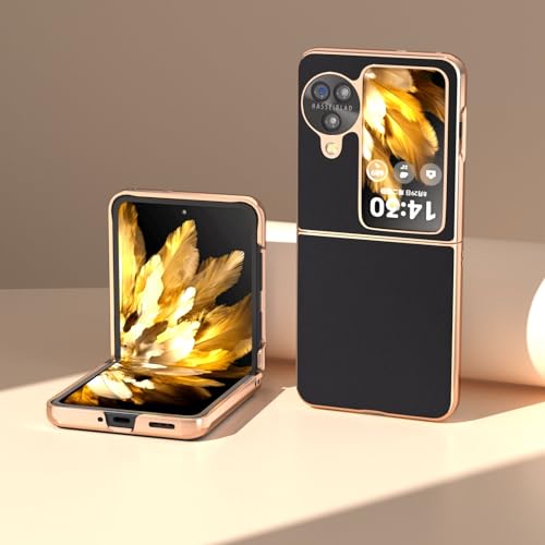 Étui en cuir véritable pour OPPO Find N3 Flip coque luxe chic - 2