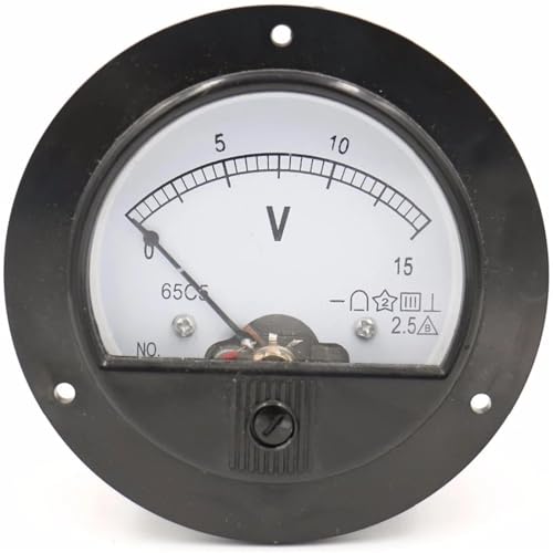 Ampèremètre analogique rond 65C5 pour rénovation de tableau électrique