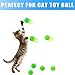 48 Pieces EVA Foam Balls for Power Popper Refill Balls, Air Blaster Balls for Gun, 1.1inch Replacement Bullet Balls Ball Popper Shooter Balls Foam, Soft Small Light Cat Ball (Green)