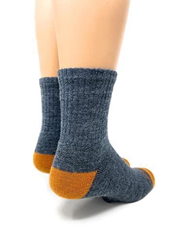 Image of Warrior Alpaca Socks - Comfort Cushioned Retro Solid Quarter Crew for Adults - Unisex