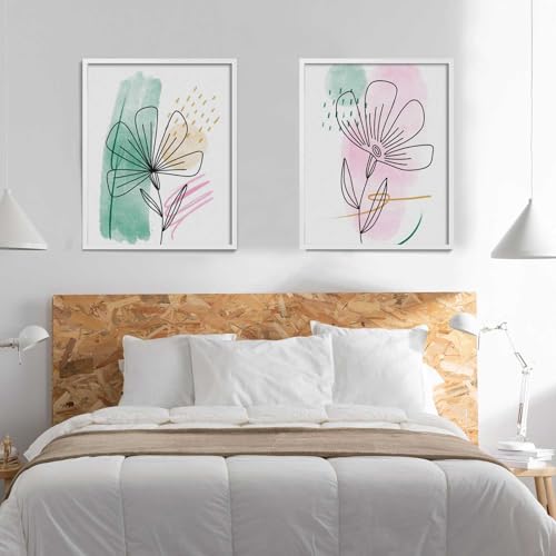 Image of LaVie Home 22x28 Picture Frame for Wall Display, 22x28 White Picture Frame with HD Plexiglas, 22 x 28 Poster Frame 1 Pack, Display Frame for Vertical or Horizontal, Classic Collection