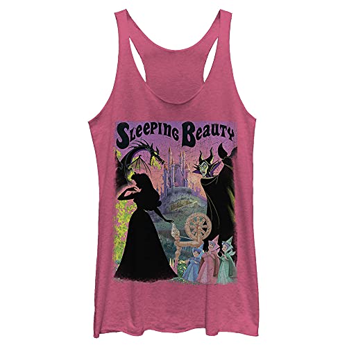Disney Girls Princess Sleeping Beauty Poster Tri-Blend Racerback Layering Tank