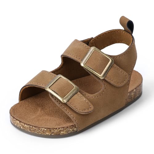Image of ZVC little Kids Toddler Sandals for Boys & Girls with Adjustable Hook-and-Loop Straps, Lightweight Open-Toe Design for Beach, and Casual Play