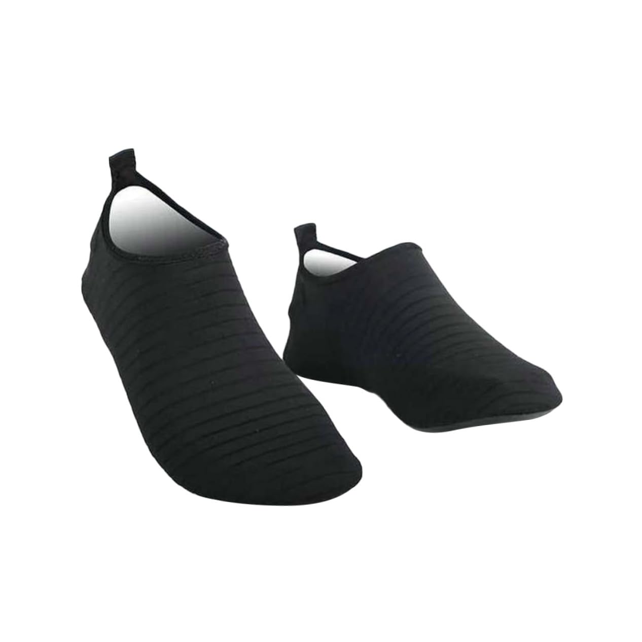 BESTYASH 1 Pair Non Slip Silicone Socks for Yoga Thickened Foot Cover Black Durable Enhanced Balance Stability for Home Use