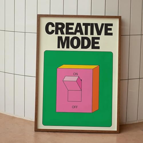 Affiche rétro rose grand format pour réveiller un mur blanc sans âme
