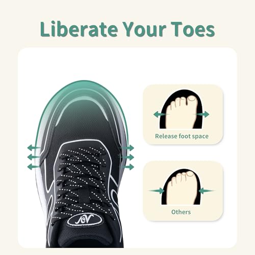 N BESUNEW Womens Wide Walking Arch Support Shoes Wide Width Orthotic Tennis Sneakers Plantar Fasciitis Running Shoes for Pain Relief US 6.5-112