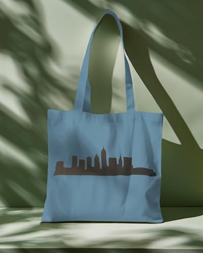 Estêncil personalizado City of Cleveland Skyline Downtown, reutilizável e resistente, 28 x 21,6 cm p