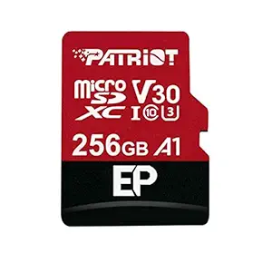 Patriot Memory 256GB A1 / V30 Micro SD Card for Android Phones and Tablets, 4K Video Recording PEF256GEP31MCX