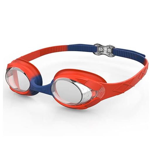 TODREMOU Gafas de natación para niños de 6 a 12 años, longitud ajustable, antivaho, gafas de natación para niños y niñas