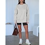 ANRABESS Women Oversized Sweatshirts Thumbhole Long Sleeve Hoodies Shirts 2025 Fall Side Slit Pullover Top Teen Y2k Outfits - Image 5
