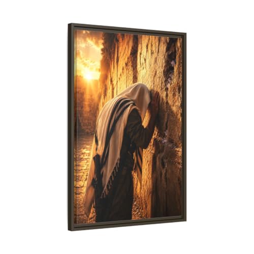 Tableau Guardians Upon Your Walls 50x75 cm vertical cadre espresso en toile