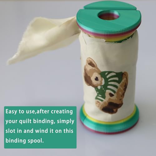 Image of PIAOLGYI Quilt Binding Spool Holder,Quilt Binding Storage Tool,Quilting & Sewing Accessories