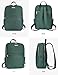 BOSTANTEN Genuine Leather 15.6 inch Laptop Backpack Purse for Women College Casual Backpack Travel Bag Daypack Green