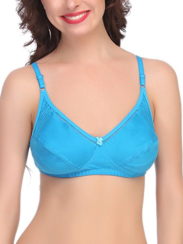 Image of Clovia Women's Cotton Non-Padded Wire Free Full Cup Coverage Bra