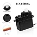 FLASH HOBBY 2PCS Plastic Gear Servo FH2502 2G Micro Servo Kit Compatible for RC Helicopter Airplane Car Boat & Robot Parts(JR Plug)