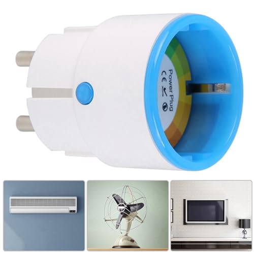 EIMSOAH Prise à Distance Z-Wave pour Vera Zipato Iris Wink Alarme, Adaptateur Secteur de Commande de Téléphone Prise Intelligente pour la Maison à économie...