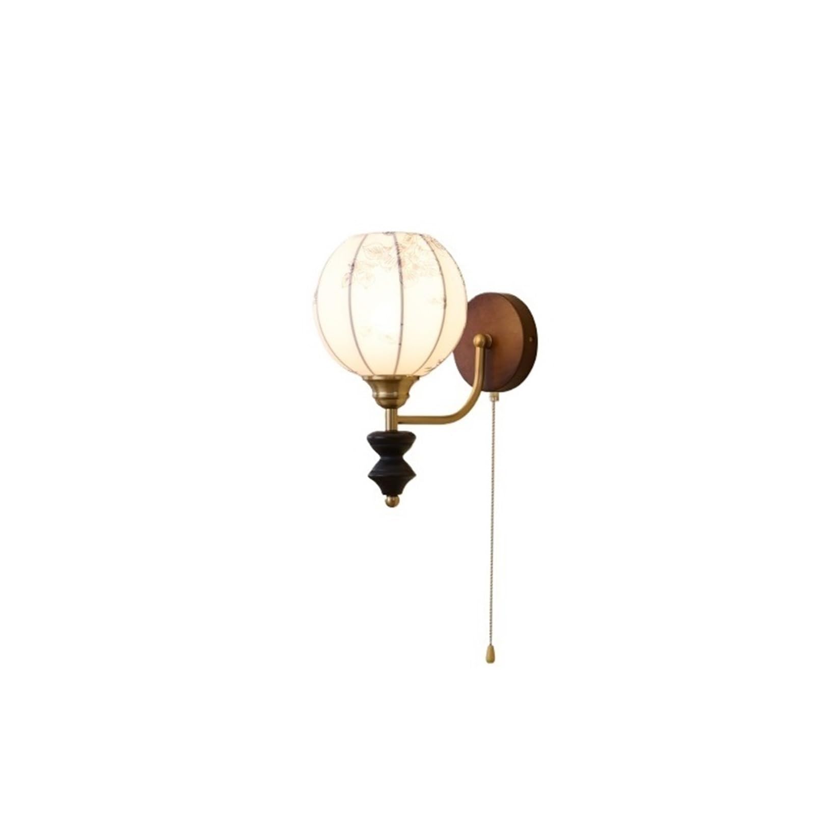 ZYYANSHOP Wall lamp Home Decorative Lamp Retro Living Room Aisle Corridor Fabric Lampshade
