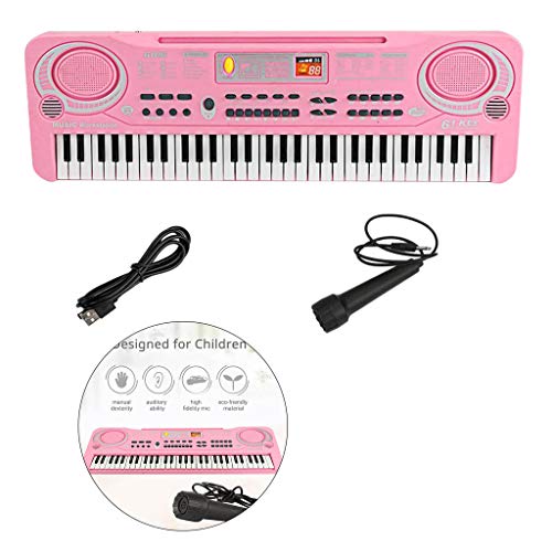 Piano numérique musical 61 touches avec microphone pour débutant - Les Beatles, Paul McCartney, John Lennon, RIngo Starr, George Harrison Piano numérique musical 61 touches avec microphone pour débutant – Image 7