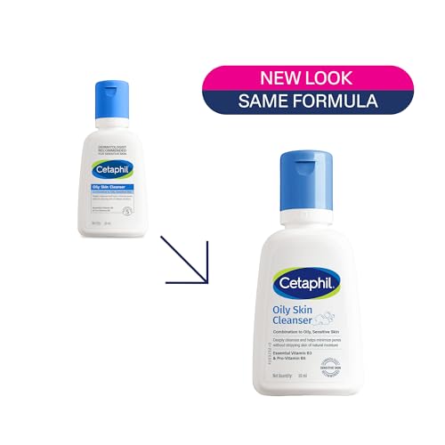 Image of Cetaphil Oily Skin Cleanser Face Wash 59ml | Deep Cleansing for Oily, Acne Prone Skin | Gentle Foaming, Non-Irritating, pH Balanced | Dermatologist Recommended | For Your Sensitive Skin