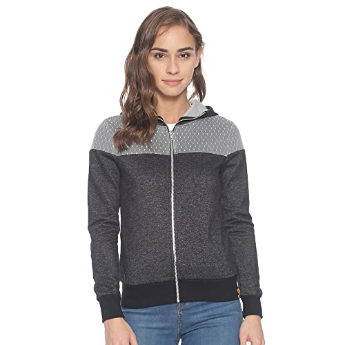 Image of Campus Sutra Cotton Women Crew Neck Sweatshirt