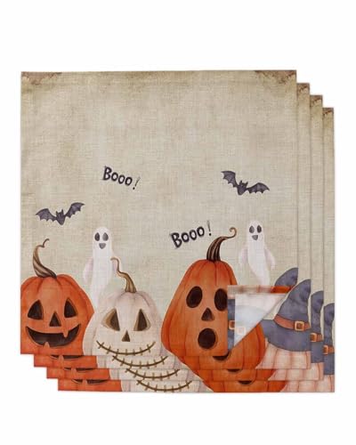 Servilletas de Tela Halloween Pack x4 20"x20" Reutilizables miniatura 1