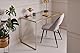 Jahnke Glasschreibtisch Glam Desk KLARGLAS/Gold