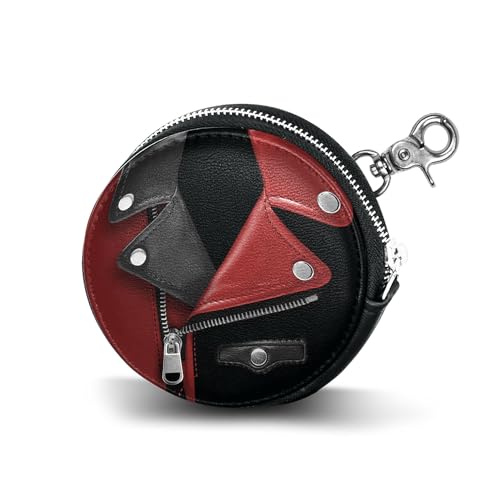 Harley Quinn Jacket-Portamonete Cookie, Nero, 8,7 X 8,7 Cm