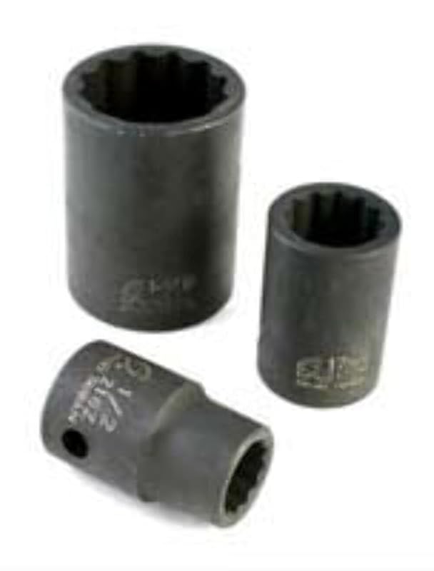 Soquete de impacto 12 pontas Sunex Tools 14,3 mm (9/16 pol.) com encaixe de 12,7 mm (1/2 pol.) 218Z, 1 unidade