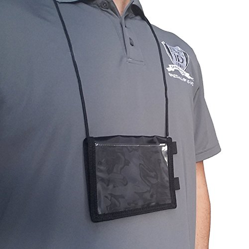 2 Pack - Heavy Duty 4 X 3 Nylon Trade Show Credential Badge Holder for Trade Shows, 4X3 Badge Holder for Conventions & Travel - Black 5 Pockets Zipper Pen Slot & Adjustable Neck Cord by Specialist ID - Thumbnail 7