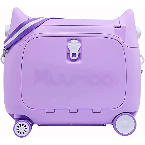 OLOTU Carry-Ons Multi-Functional Children's Luggage Convenient Can Sit and Ride Into Bed in Seconds 20-inch Carry-on Case Children Trolley Luggage Portable
