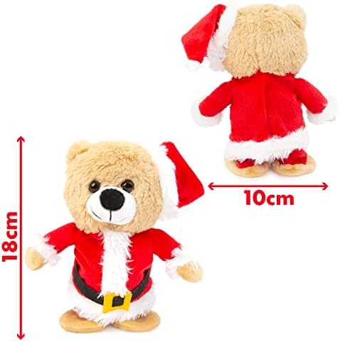 Musical Christmas Bear - Musical Christmas Decorations For Kids - Novelty Christmas Decorations - Christmas Novelty Gifts - Christmas Musical Ornaments