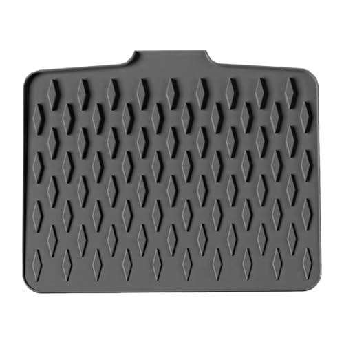 シリコン 食器乾燥マット - 高速排水カウンターパッド | 食器乾燥パッド,バスルーム蛇口シンクトイレシャワールームアパートバー用