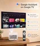 Magcubic Smart Projektor - Mini Projektor Krótkiego Rzutu do Kina Domowego i Na Zewnątrz, Autofokus/Korekcja Trapezu, WiFi Dual 2.4/5G, Bluetooth, Pełna HD 2K, HY300GT
