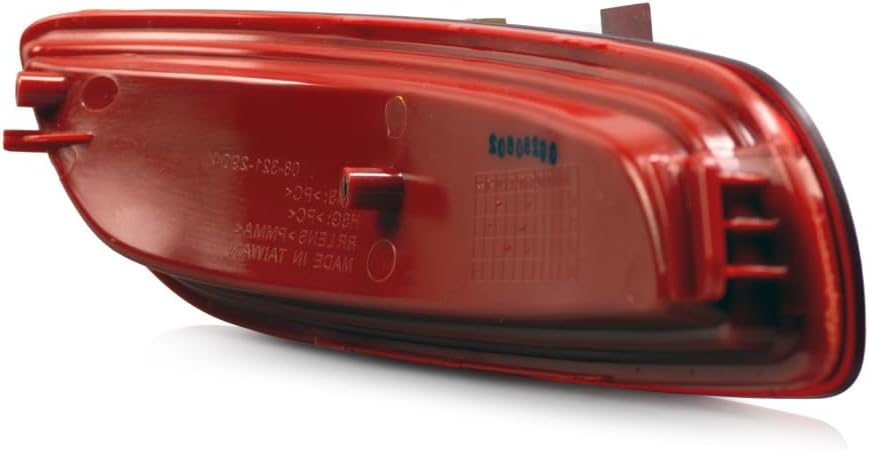 KarParts360 For Hyundai Santa Fe Rear Bumper Reflector 2010 2011 2012 Passenger Side DOT Certified For HY1185107 | 92409-2B510