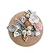 Vi.yo. Broche Fleur Forme Fantaisie Vintage Style Broche pour Femmes, Filles, Dames pour des Fêtes De Mariage 8cm B