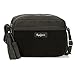 Pepe Jeans Umhängetasche 2 C. Pjl Cote Equipaje, Messenger Bag für Damen, Schwarz, Talla única, Umhängetasche, zwei Fächer