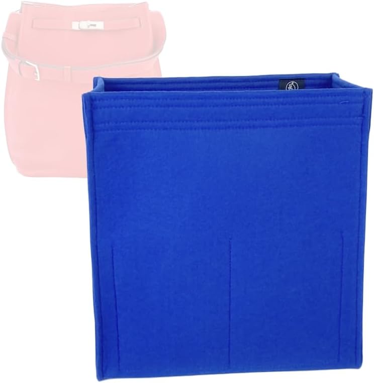 Zoomoni Bag Organizer for Hermes So Kelly 26 Bag - Premium Felt Purse Handbag Insert Liner Shaper (Handmade) Soft Structure Support (20 Color Options)