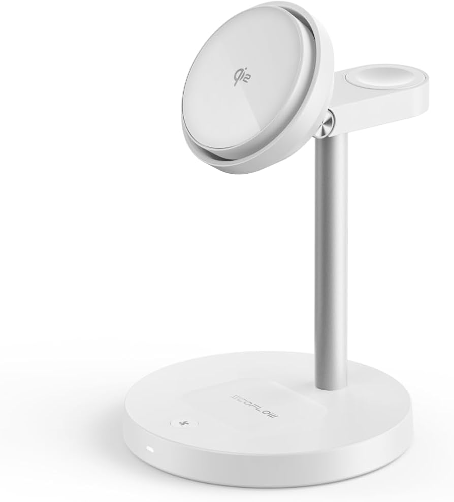 Amazon.co.jp: Qi2 EcoFlow RAPID Mag 3-in-1 ワイヤレス充電