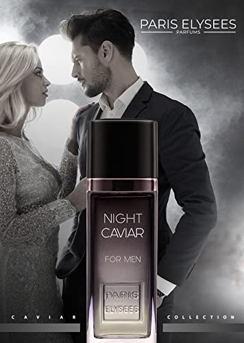 Perfume Importado Paris Elysees Eau De Toilette Masculino Night Caviar 100ml