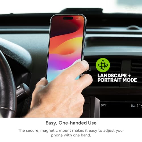 Mophie Snap+ Wireless Charging Vent Mount – MagSafe Compatible, Fast 7.5W Charging, Universal Fit, Adjustable Arm, Secure Twist-Lock, Compatible with iPhone 16, 15, 14, 13 & 12 Series, Black by mophie - Image 7