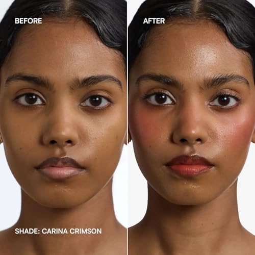 Image of Dream Beauty Nebula Cream Blush - Carina Crimson | Dusk Red 3-in-1 Tint for Cheeks, Lips & Eyes | Dewy Finish | Hand Blendable, Lightweight & Buildable | 7.5g