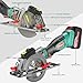 HYCHIKA Cordless Circular Saw, 18V Mini Circular Saw with 4.0Ah Battery, 3 Blades(4-1/2