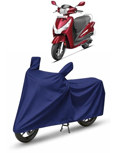 Image of Bike /SCOOTY Cover for Hero Destini 125 with Side Mirror Pocket & Buckle Belt | HIGH Material Quality | Weather Resistant