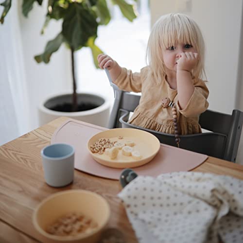 Mushie Fork and Spoon Set for Kids, (Powder Blue) Fork/Spoon - Image 3